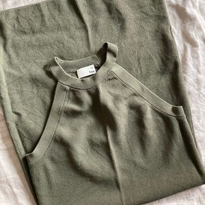 Wilfred Free Ribbed Halter Dress